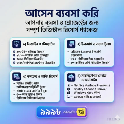 ফাইলবক্স-এর ডিজিটাল সলিউশন প্যাকেজ